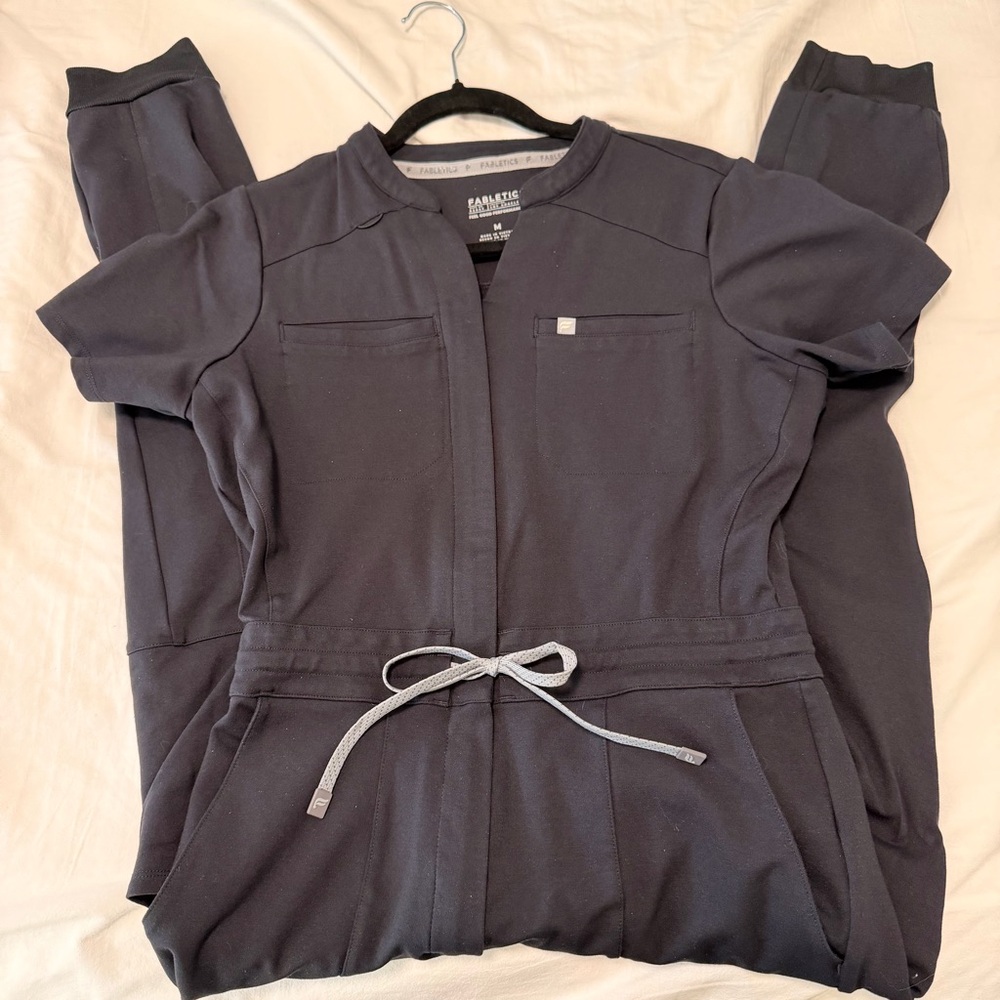 Fabletics Black Scrub Jumpsuit